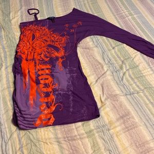Der’eon Purple One Shoulder Dress